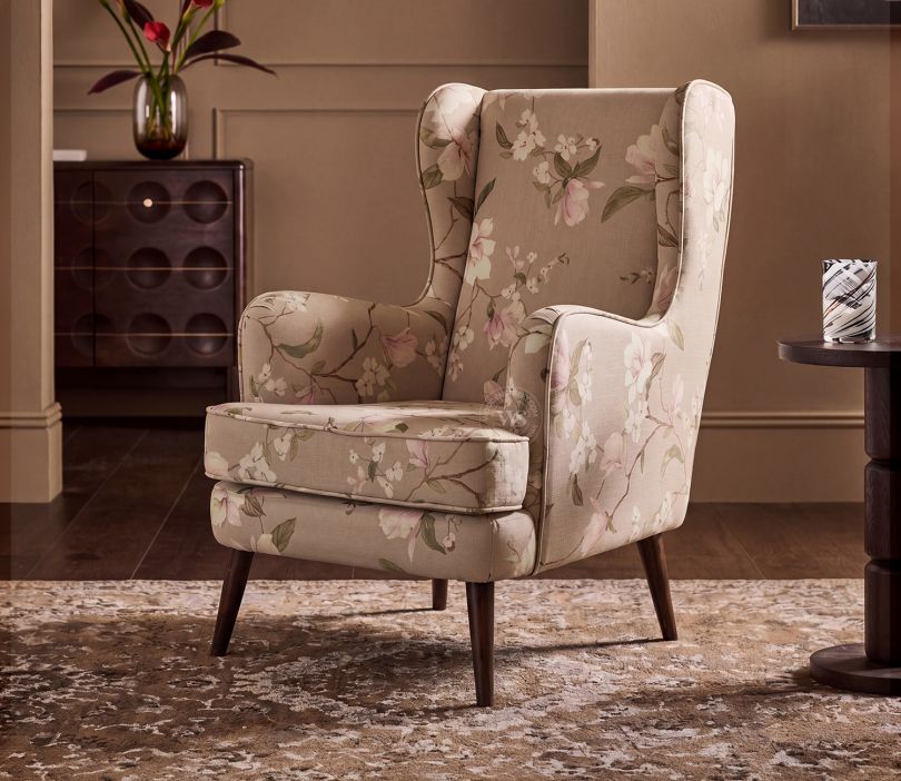Claudia Lounge Chair (Cotton, Magnolia Beige)