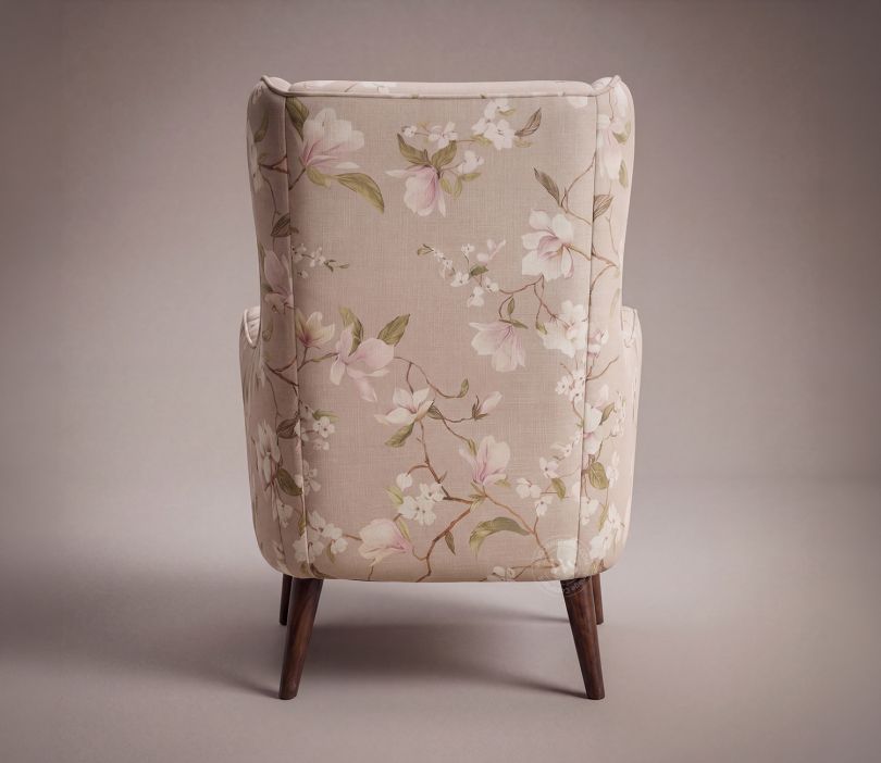 Claudia Lounge Chair (Cotton, Magnolia Beige)