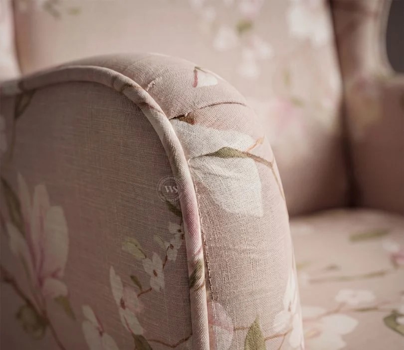 Claudia Lounge Chair (Cotton, Magnolia Beige)