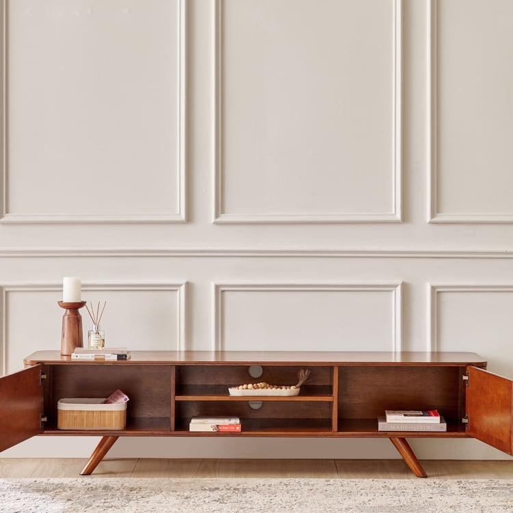 Mayfair Solid Wood TV Unit - Walnut