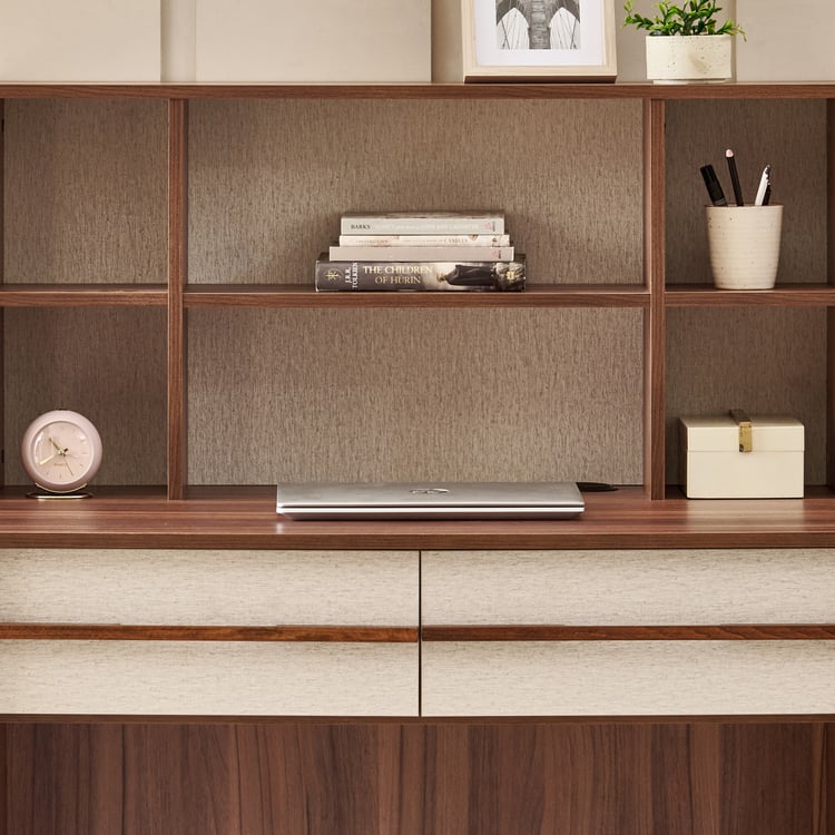 Monalisa Faux Marble Top TV Unit - Brown